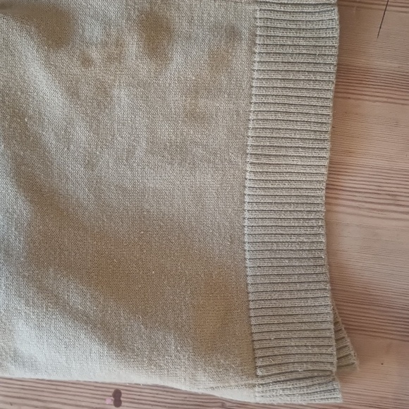 Vintage Tan Argyle Cardigan Sweater - Picture 4 of 5